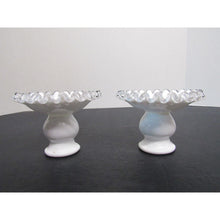 Pair of Fenton Silver Crest 3