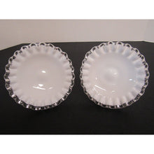 Pair of Fenton Silver Crest 3