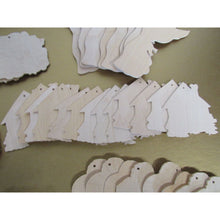 Mixed Lot Of 70+ Wooden Cutout Pieces DIY Craft Unpainted Woodcraft Christmas