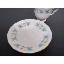 Queen Anne Pedestal Tea Cup and Saucer Royal Kent Staffordshire England Ridgway